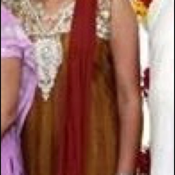 anarkali indian Pakistani long net dress salwar S - Picture 5 of 5